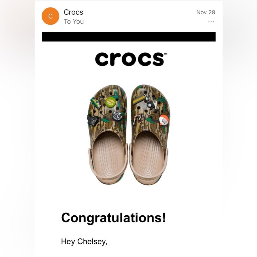 LUKE COMBS X CROCS Bootleggers 2022 Realtree Camo Clog men’s size 11
